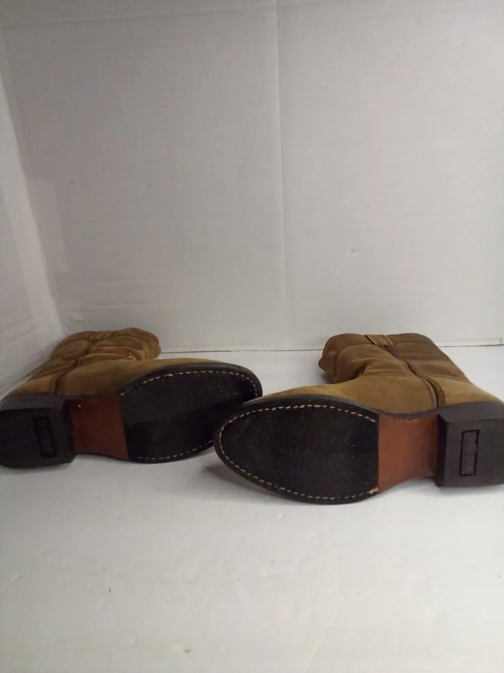 Smokey Mountain Boots Youth Boys 3.5 Roper Western Cowboy Leather Round Toe